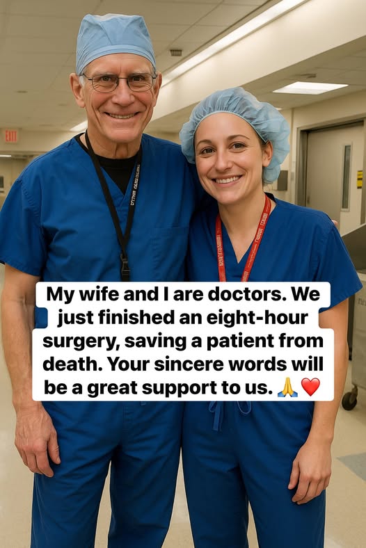 Husband-and-Wife Doctors Save a Life After Eight-Hour Surgery