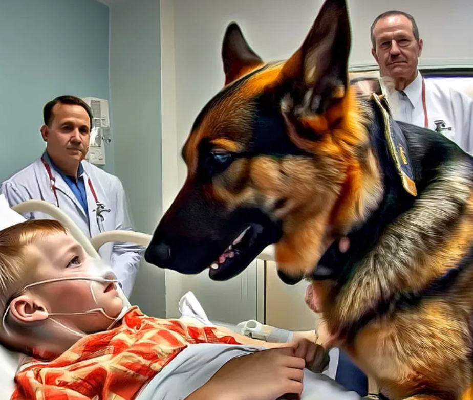 Before the operation, the boy hugged his dog, but suddenly the dog jumped off the bed and attacked one of the doctors: everyone was horrified, realizing the reason for the dog’s strange behavior
