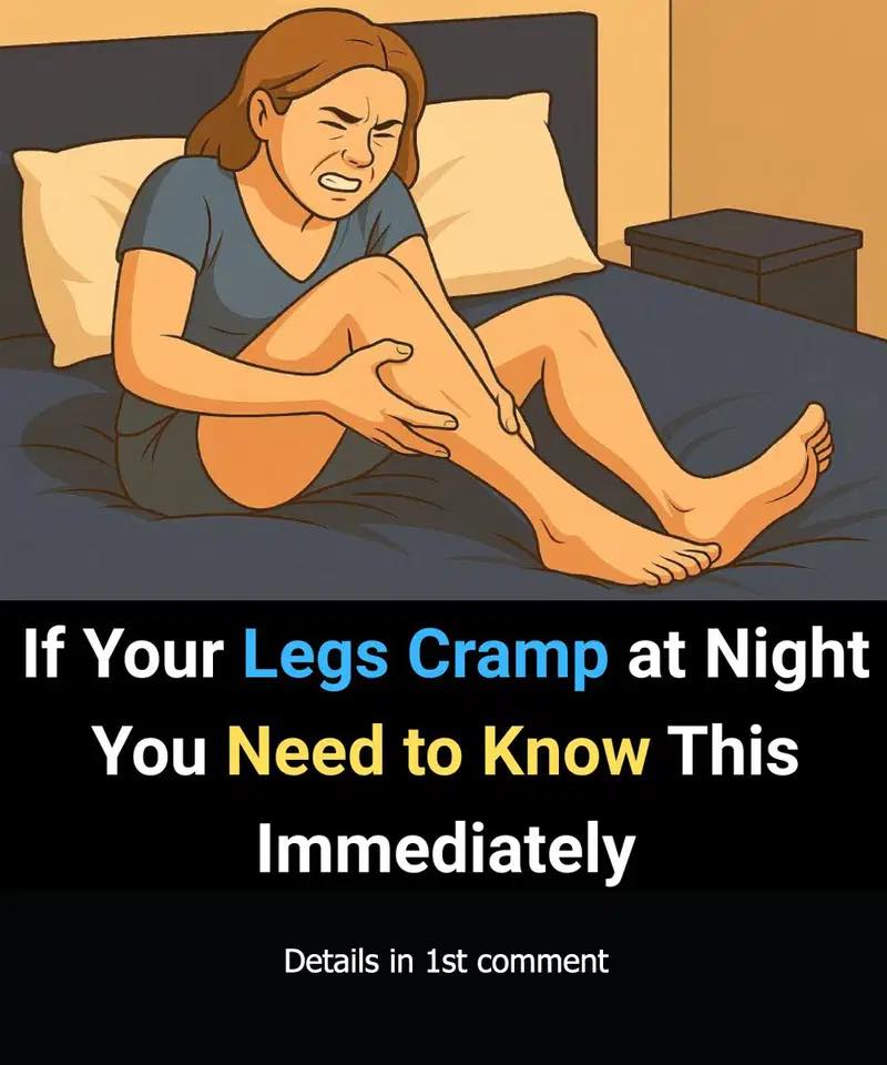If Your Legs Cramp at Night You Need to Know This Immediately